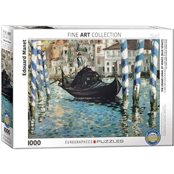 Kanał w Wenecji, Eduard Manet, 1000el. (Smart Cut Technology)​​ - Sklep Art Puzzle